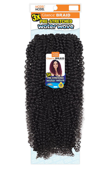 MODEL MODEL Crochet Glance Braid 3X Water Curl 14
